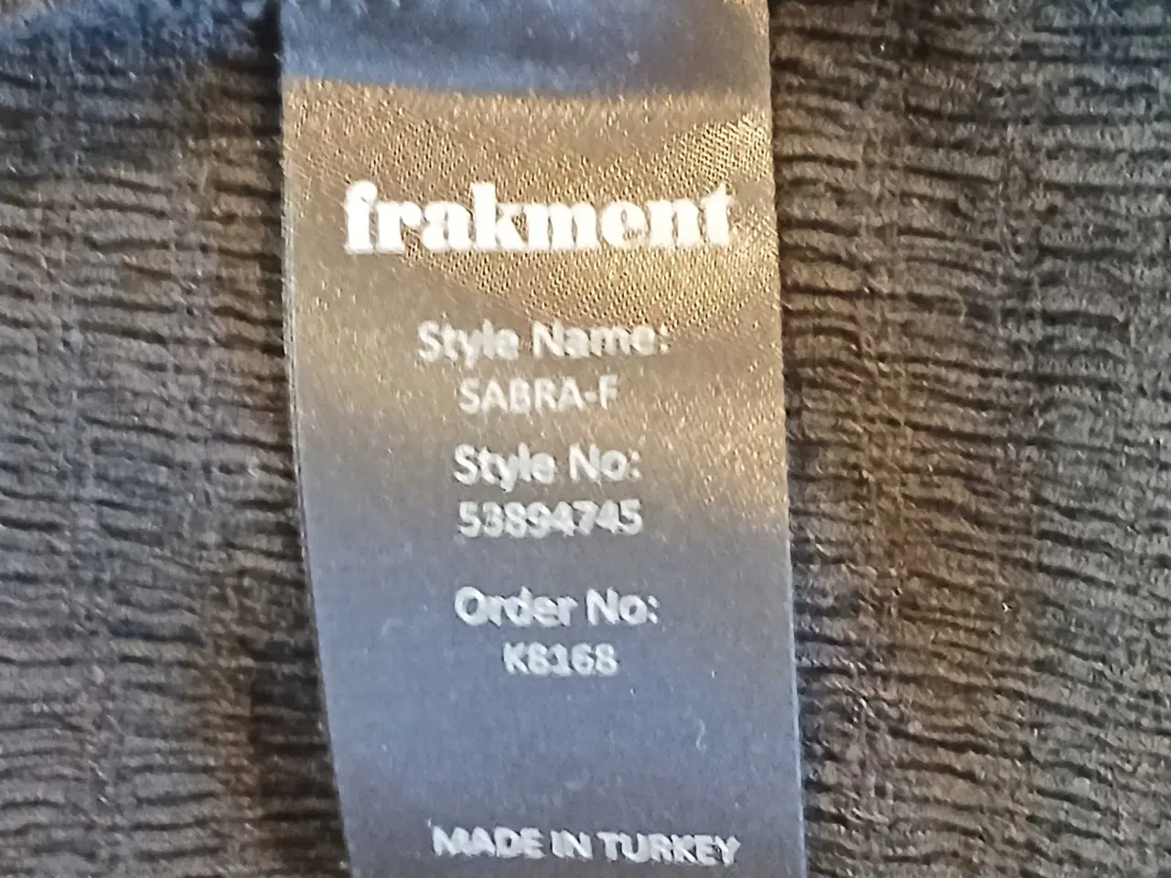 Billede 6 - Sort Frakment top str S