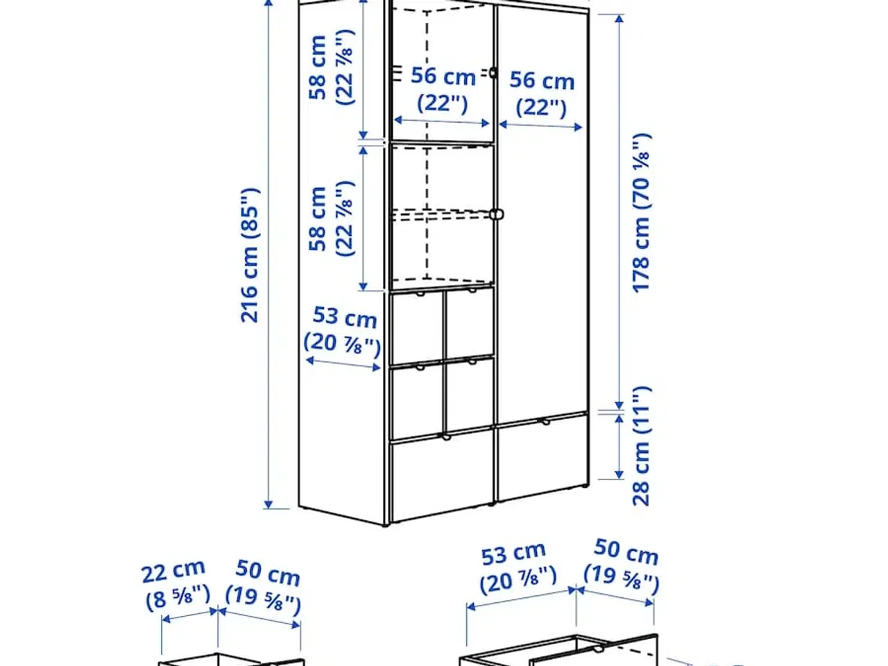 Billede 2 - Ikea klædeskab