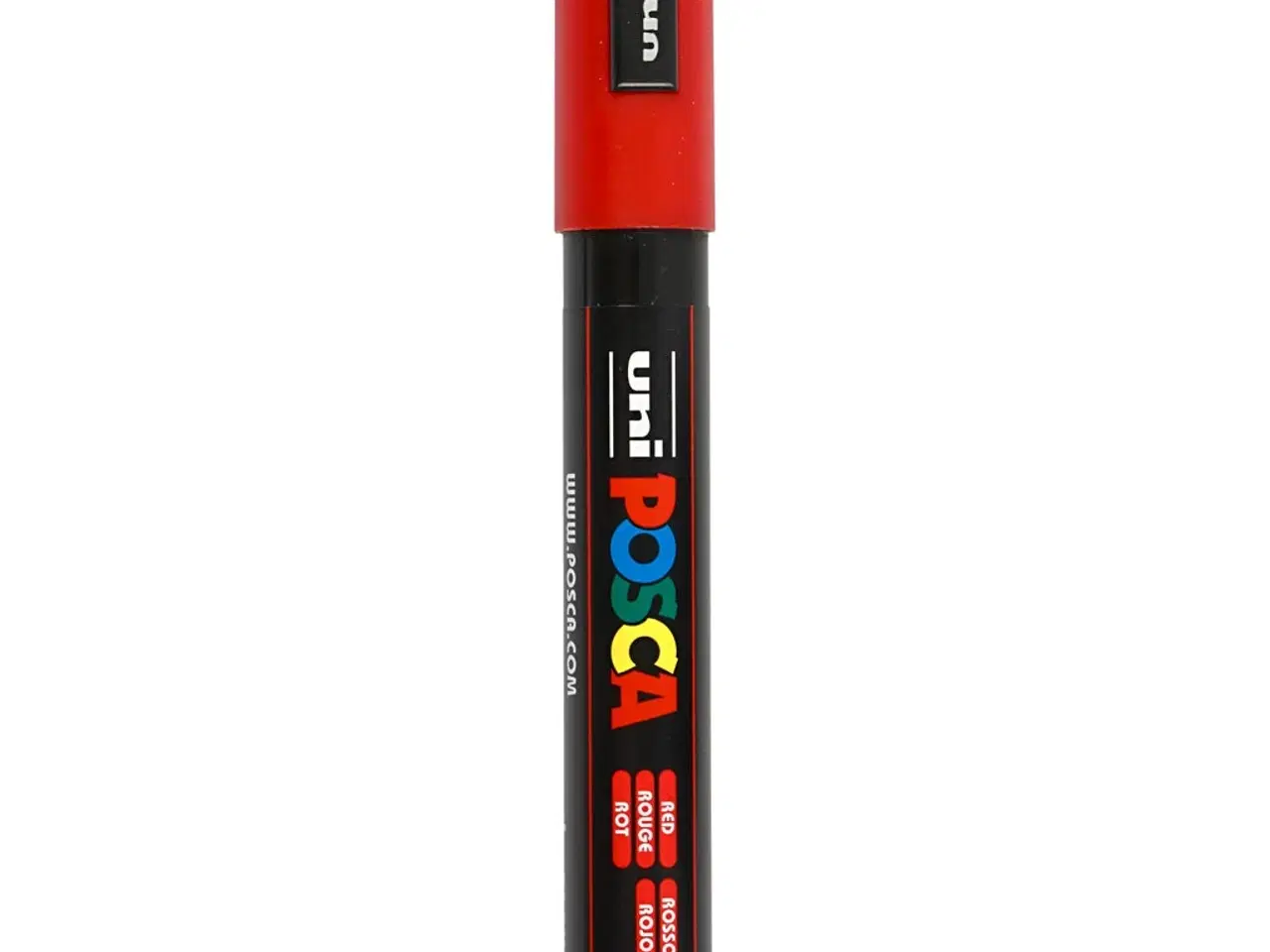 Billede 1 - Posca Tusch, nr. PC-5M, streg 2,5 mm, medium, rød, 1 stk.
