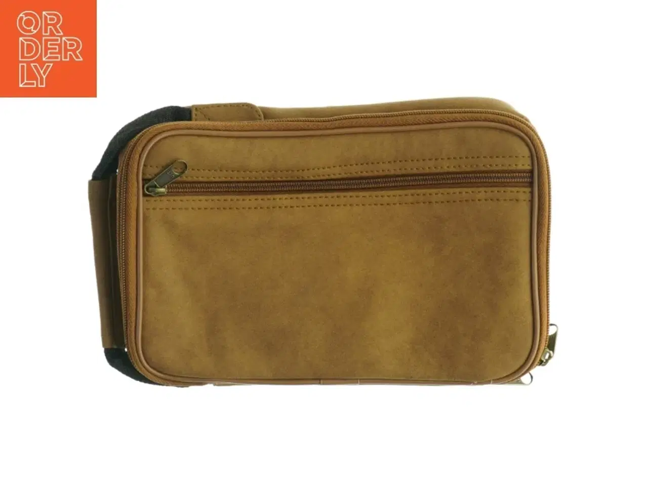 Billede 1 - Brun toilettaske (str. 24 x 15 x 6 cm)