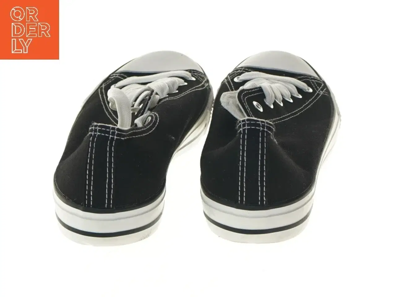 Billede 5 - Nye Sorte canvas sneakers fra VRS (str. 44 )