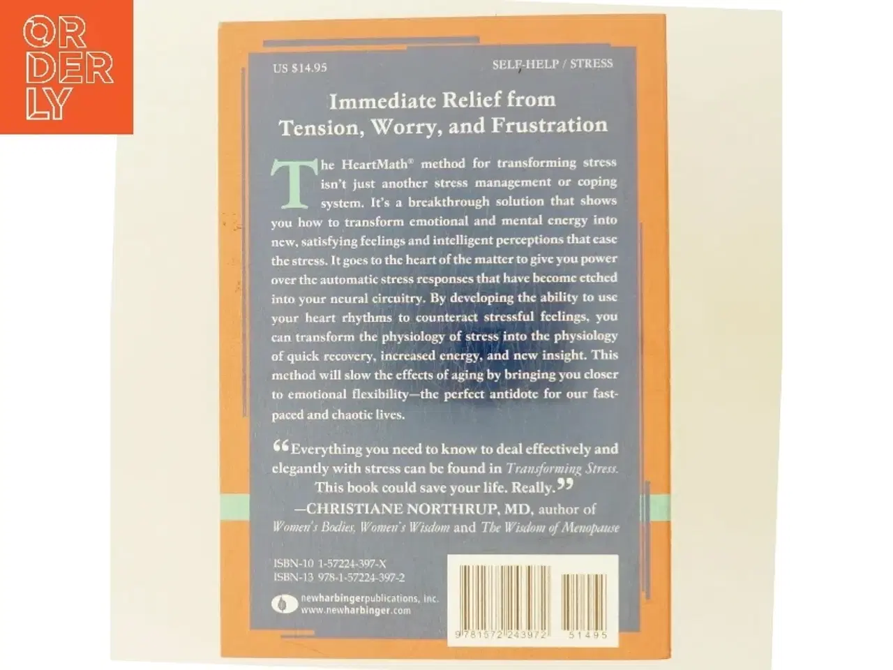 Billede 3 - Transforming stress : the HeartMath solution for relieving worry, fatigue, and tension (Bog)