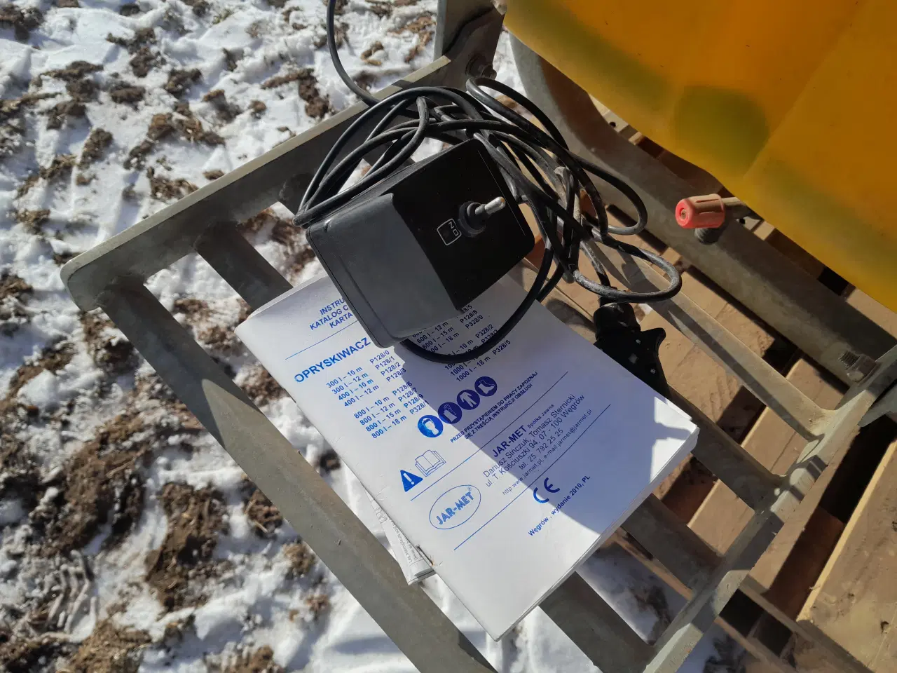 Billede 8 - Jar‑Met 800 L lift‑marksprøjte (12 m Galv. Bom)