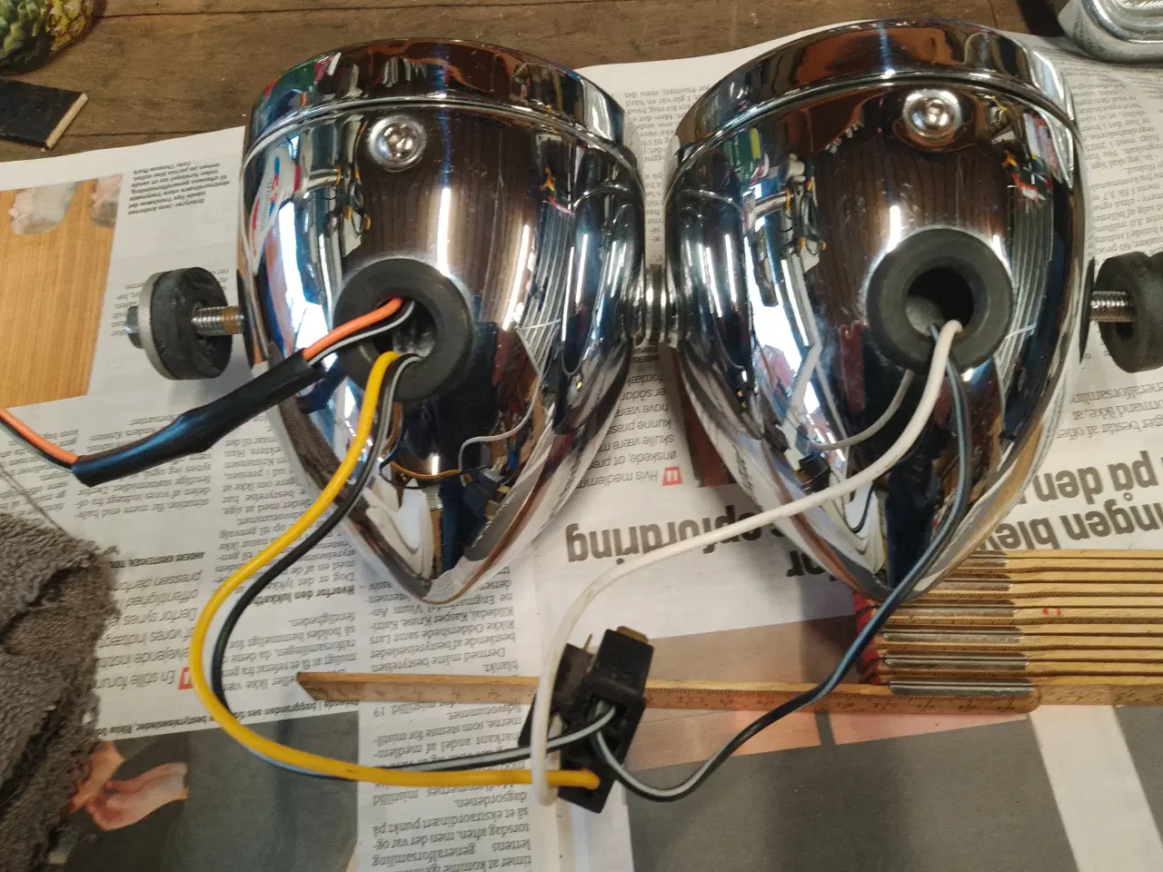 Billede 2 - Dobbelt 4" Forlygte huse