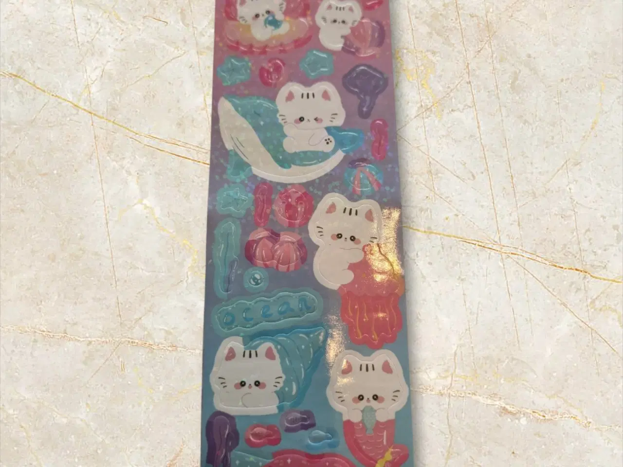 Billede 1 - Magiske Havkatte: Søde Klistermærker med Katte og 