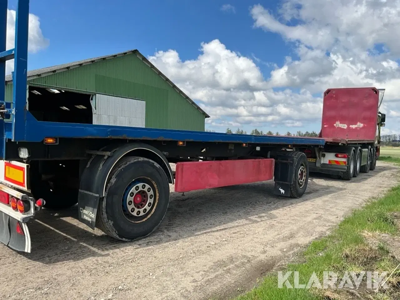 Billede 9 - Lastbil Volvo FH 480 forvogn + halmvogn