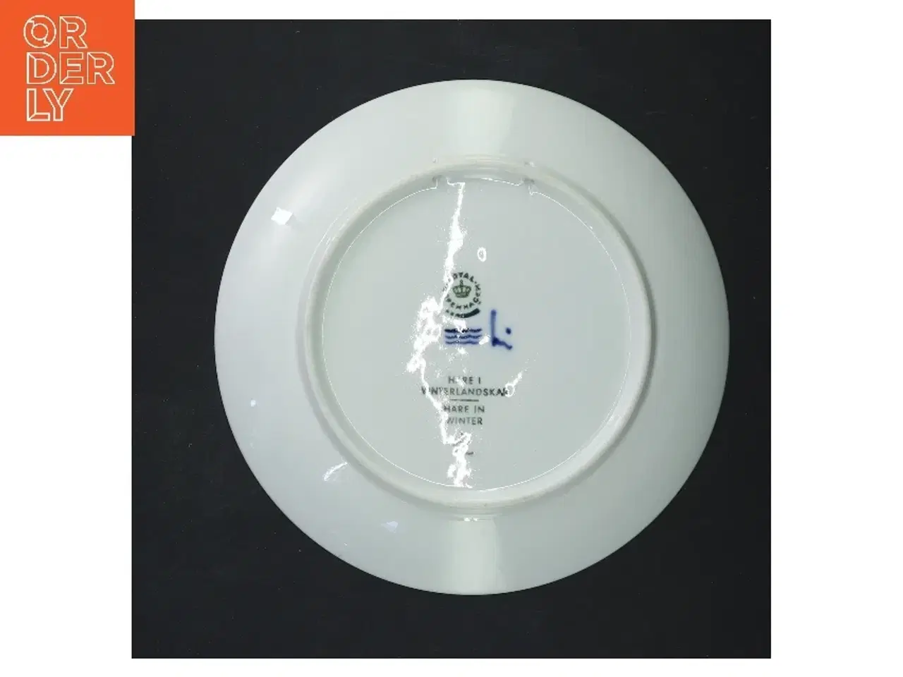 Billede 3 - Samlerplatte med haremotiv fra Royal Copenhagen (str. Ø 18,5 cm)