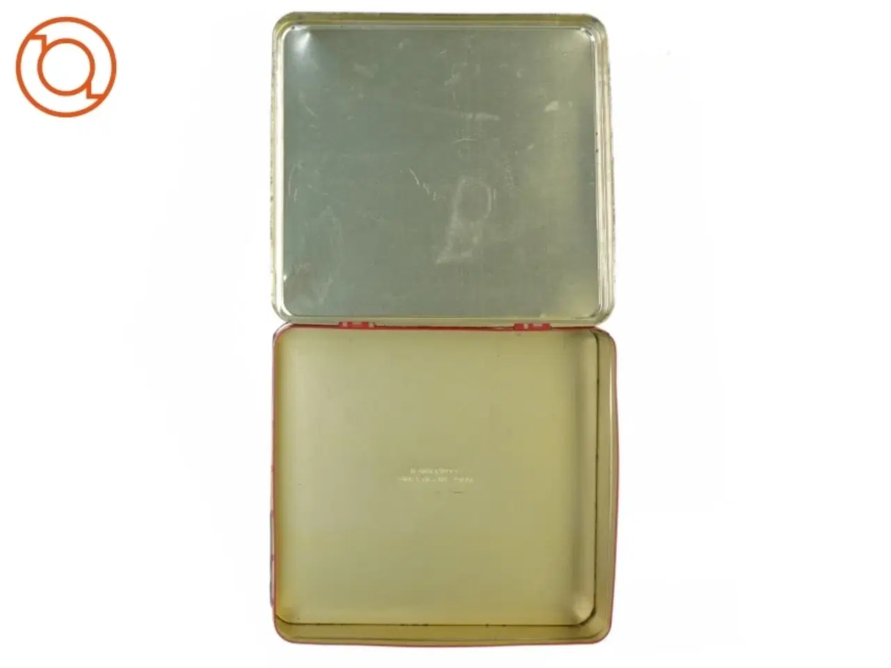 Billede 4 - blikdåse med asiatisk motiv (str. 22 x 23 cm)