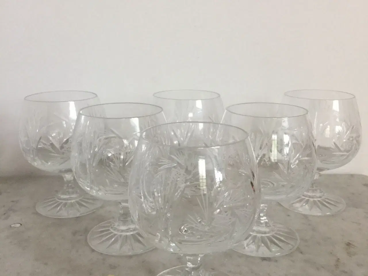 Billede 1 - Glas, Klassiske krystalglas, cognac