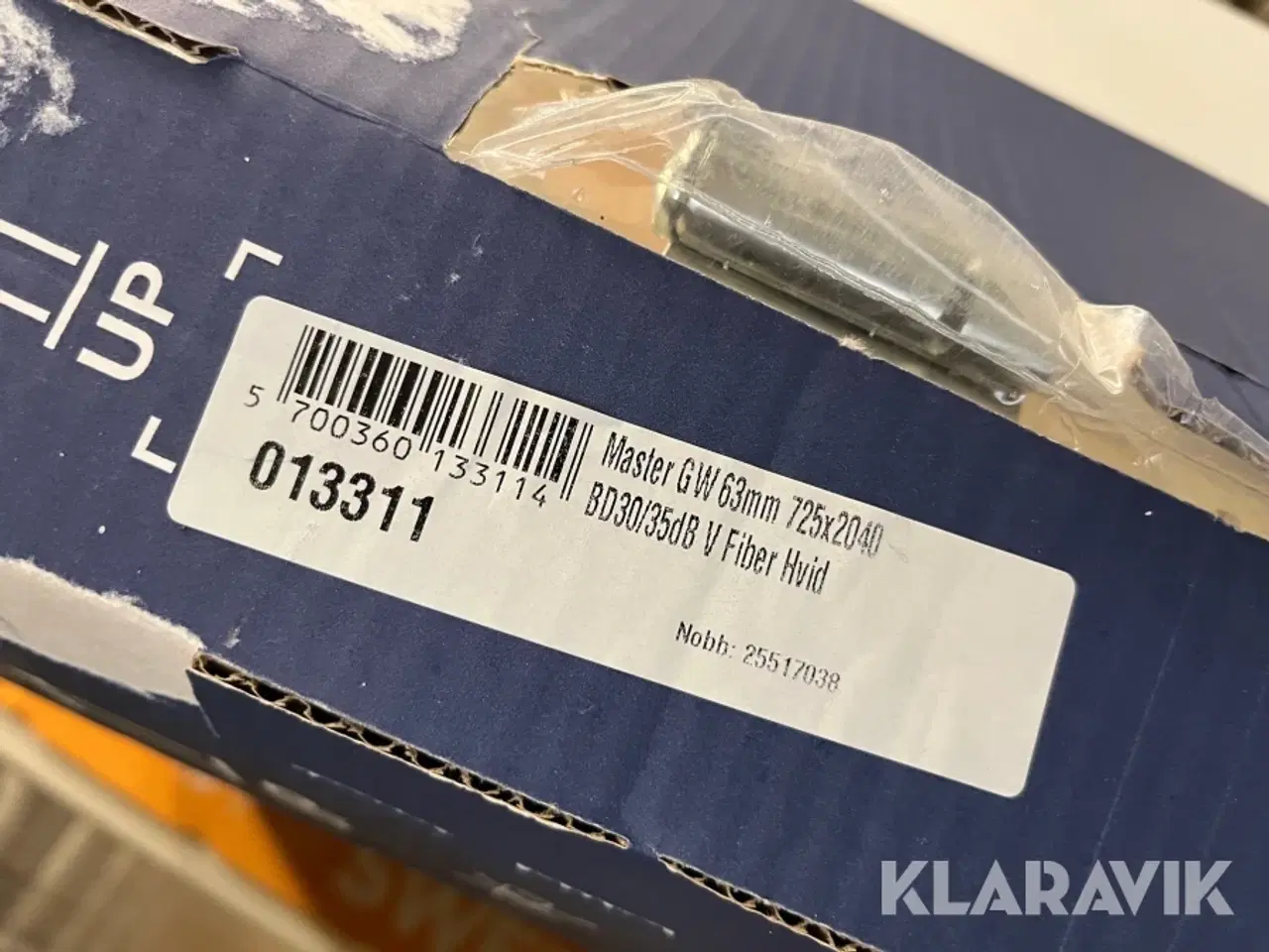 Billede 8 - Dørblad Swedoor Master GW 63mm DB30 725x2040 1 styk