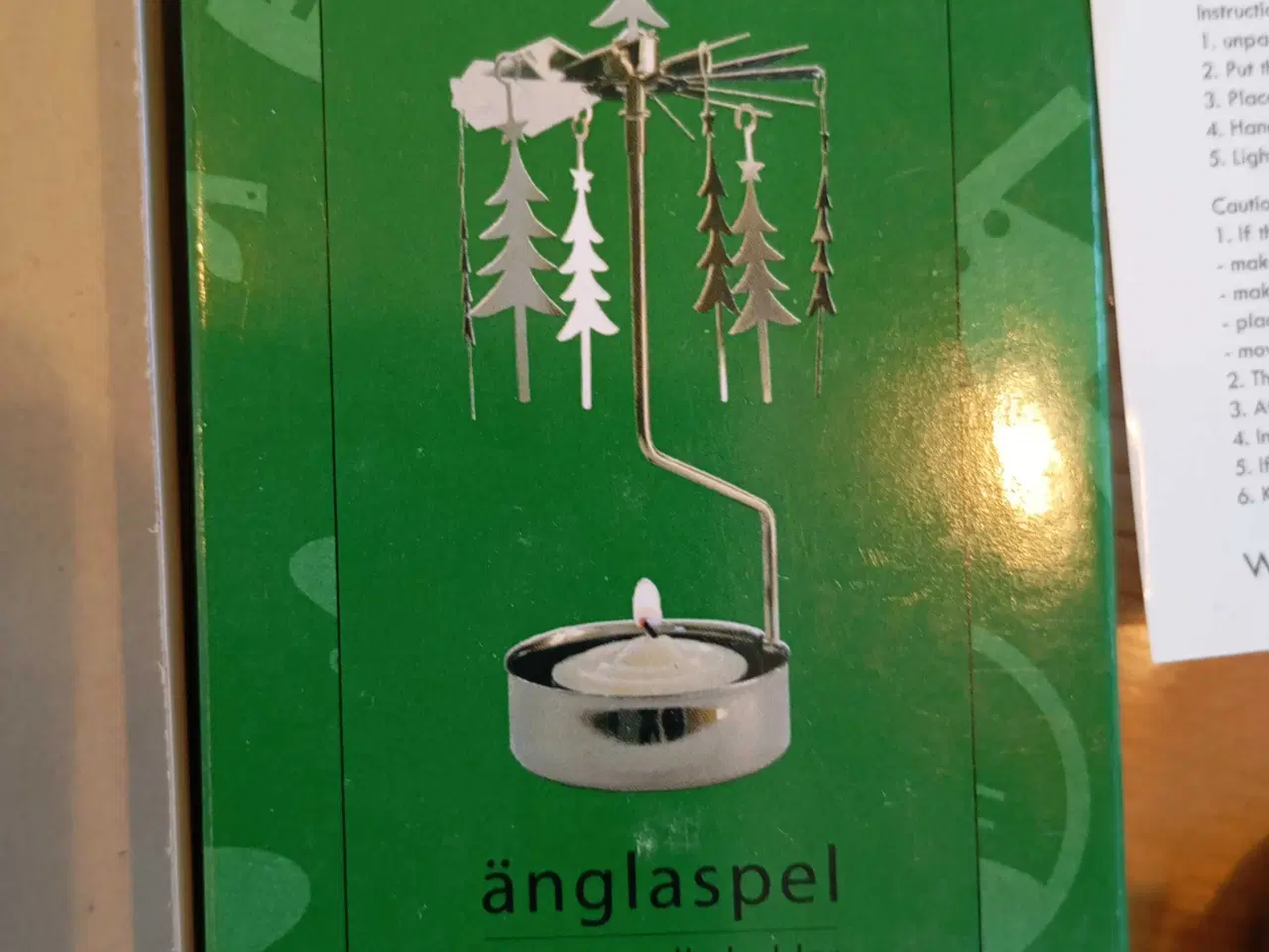 Billede 1 - Englespil fyrfadsstage