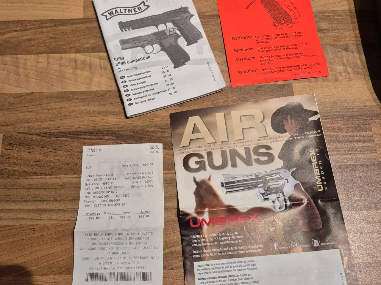 Billede 3 - WALTHER CP88 CAL. 4.5 /177 CO2 FULLMETAL SOM NY. 