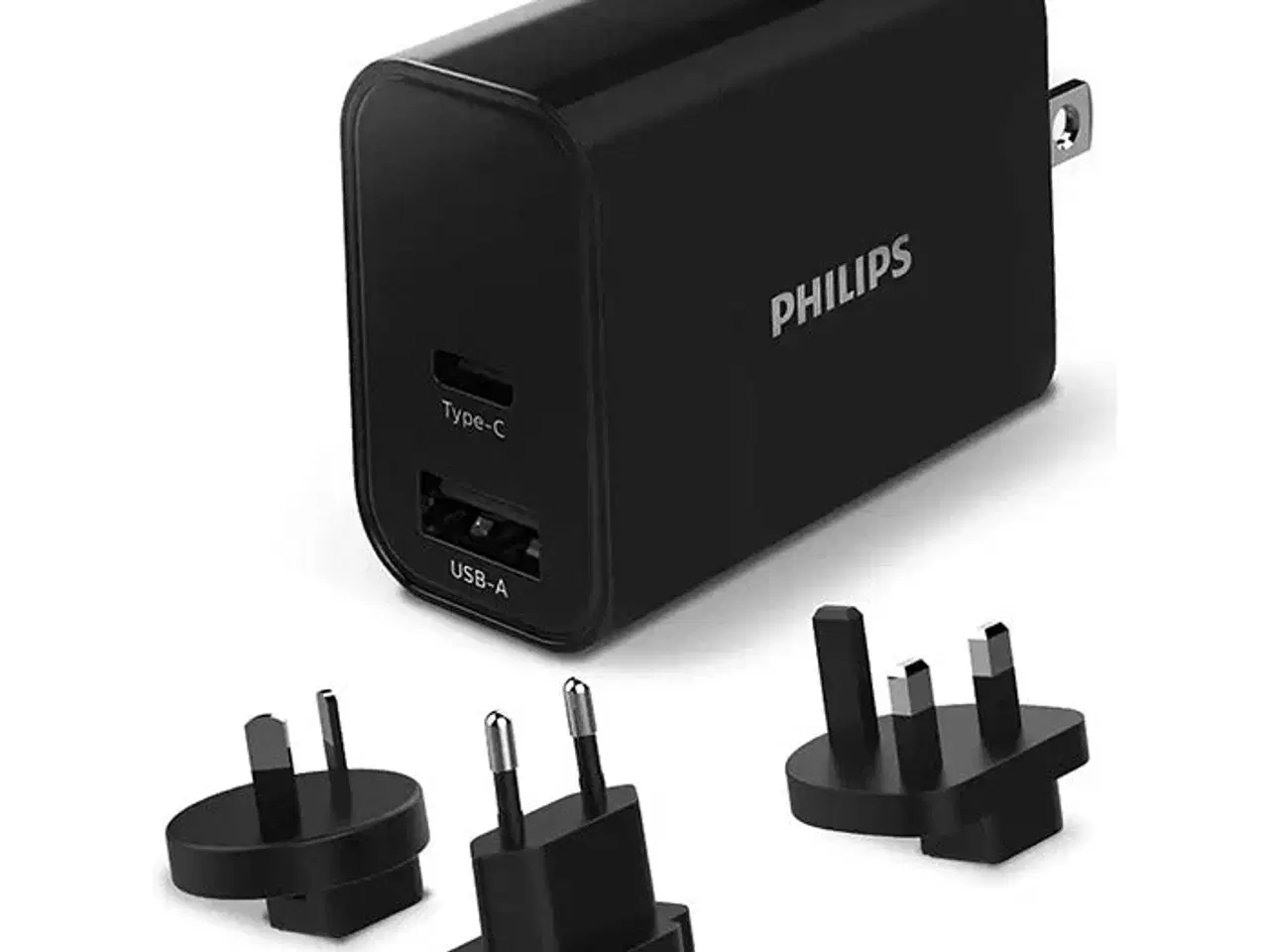 Billede 1 - Philips USB-rejselader fast-charge 30W USB-A+C