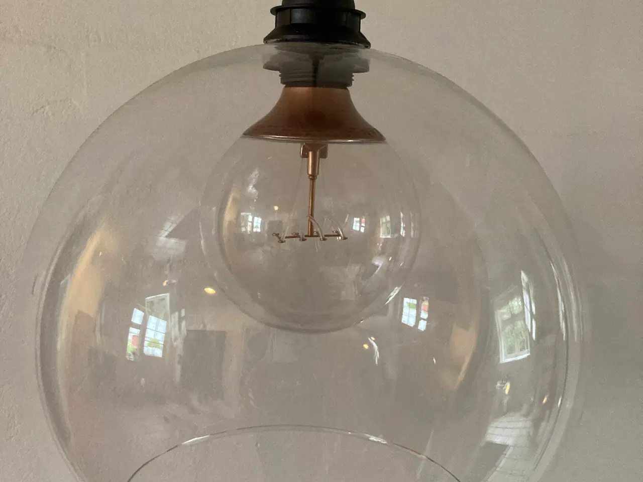 Billede 3 - Loftslampe med pære og ophæng 