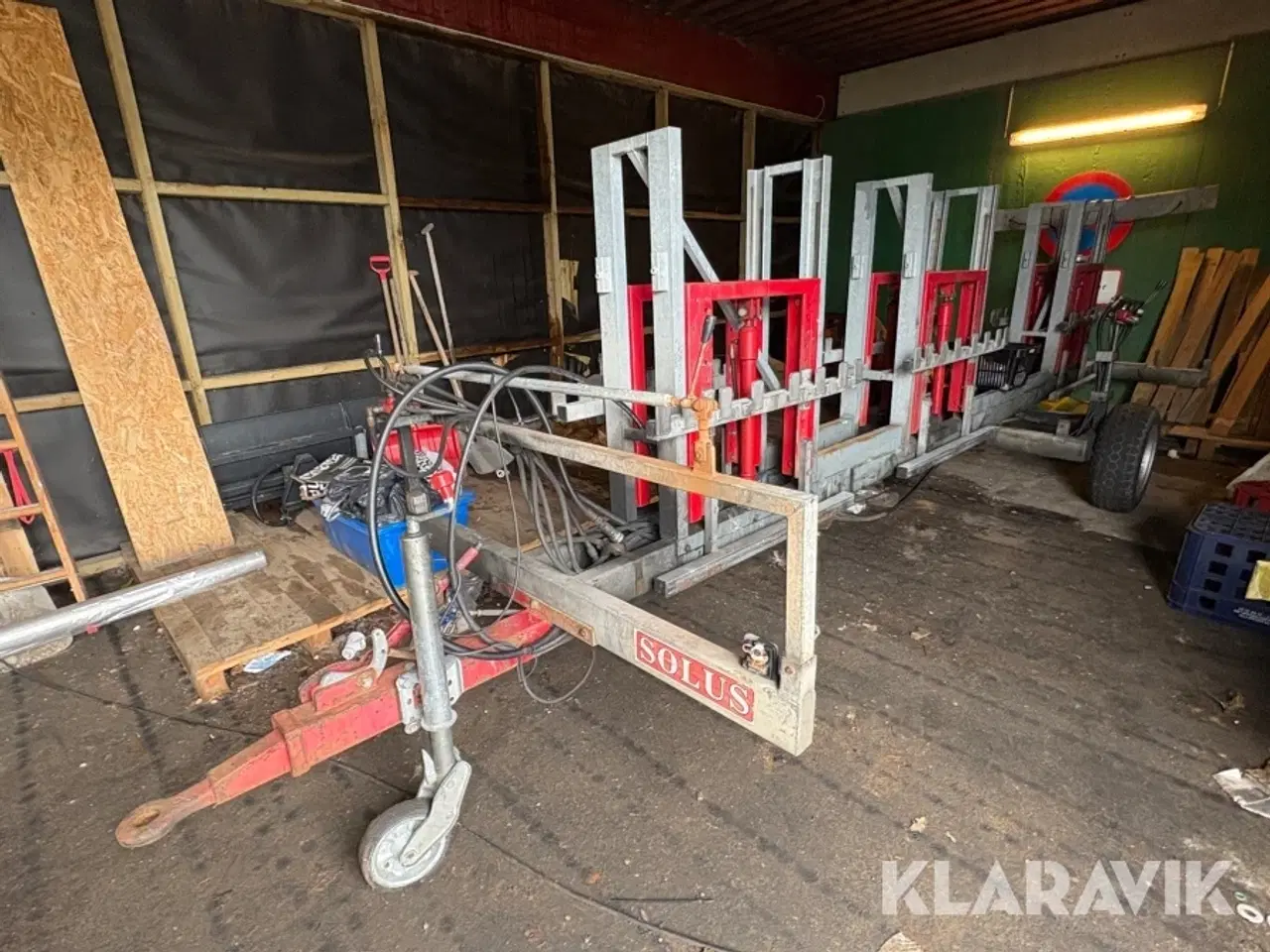 Billede 1 - Påhængsvogn Solus til skraldecontainere