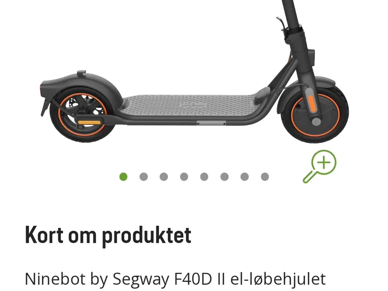 Billede 7 - El løbehjul ninebot f40d ii