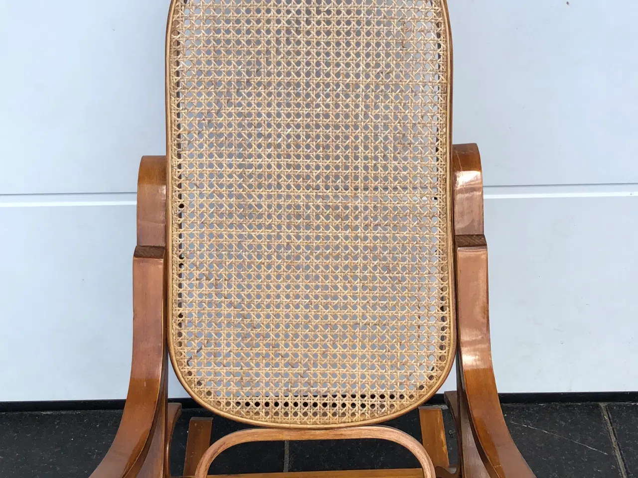Billede 5 - Smuk Vintage gyngestol med fransk flet