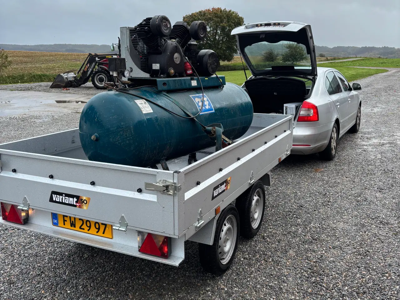 Billede 5 - Stor kompressor 500 liter 7.5 hk FF 