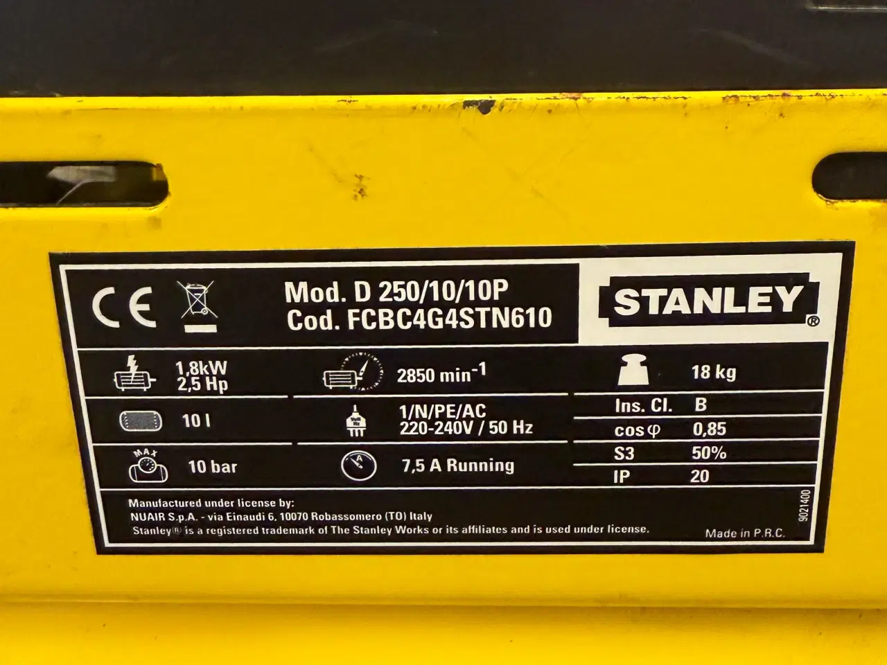 Billede 3 - Stanley olie kompressor 2.5 HK