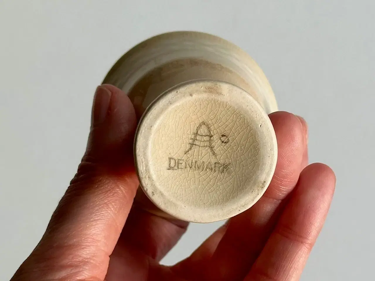Billede 6 - Aluminia æggebæger, beige