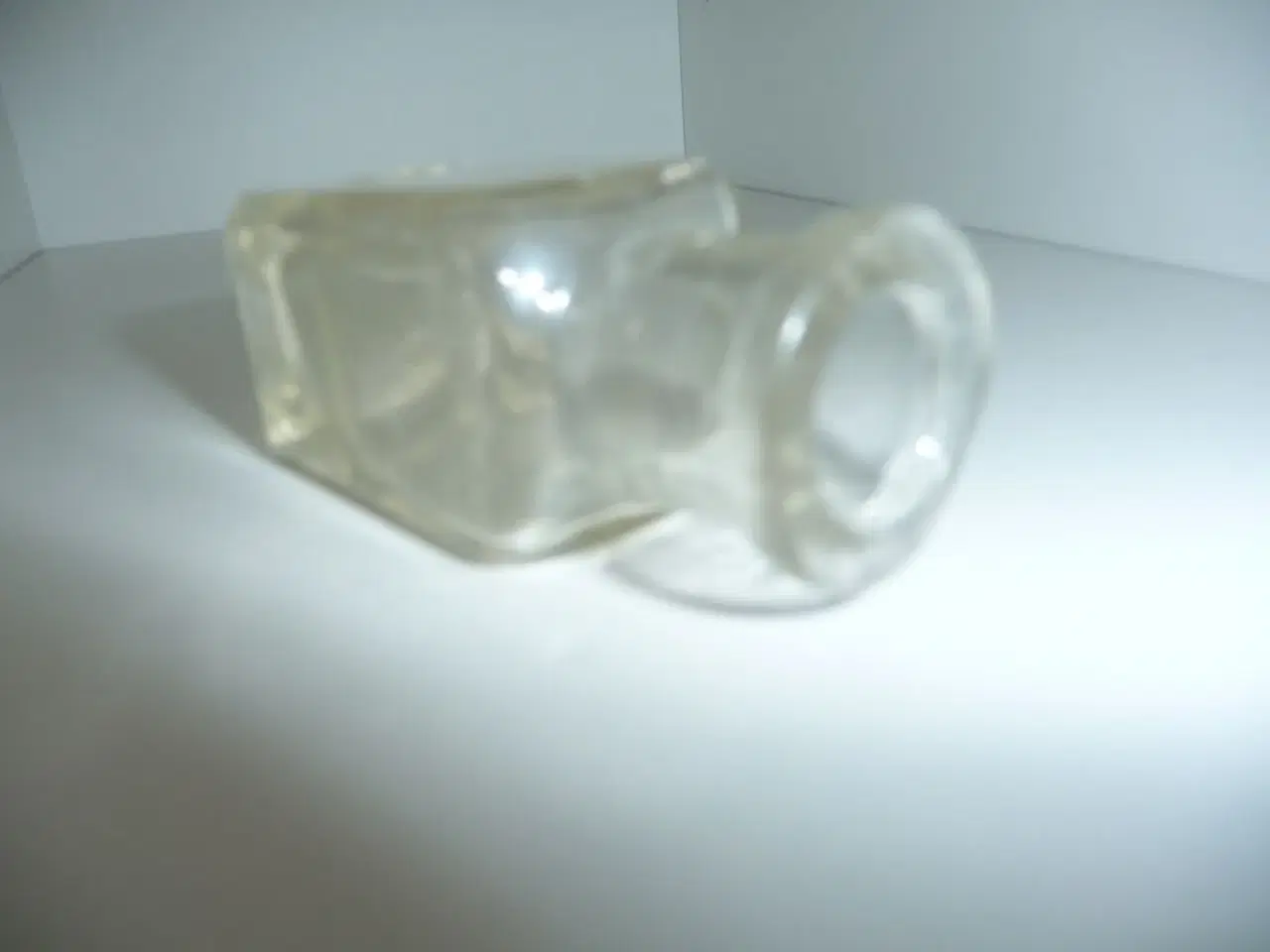 Billede 5 - gammel mundpustet flaske i klar glas