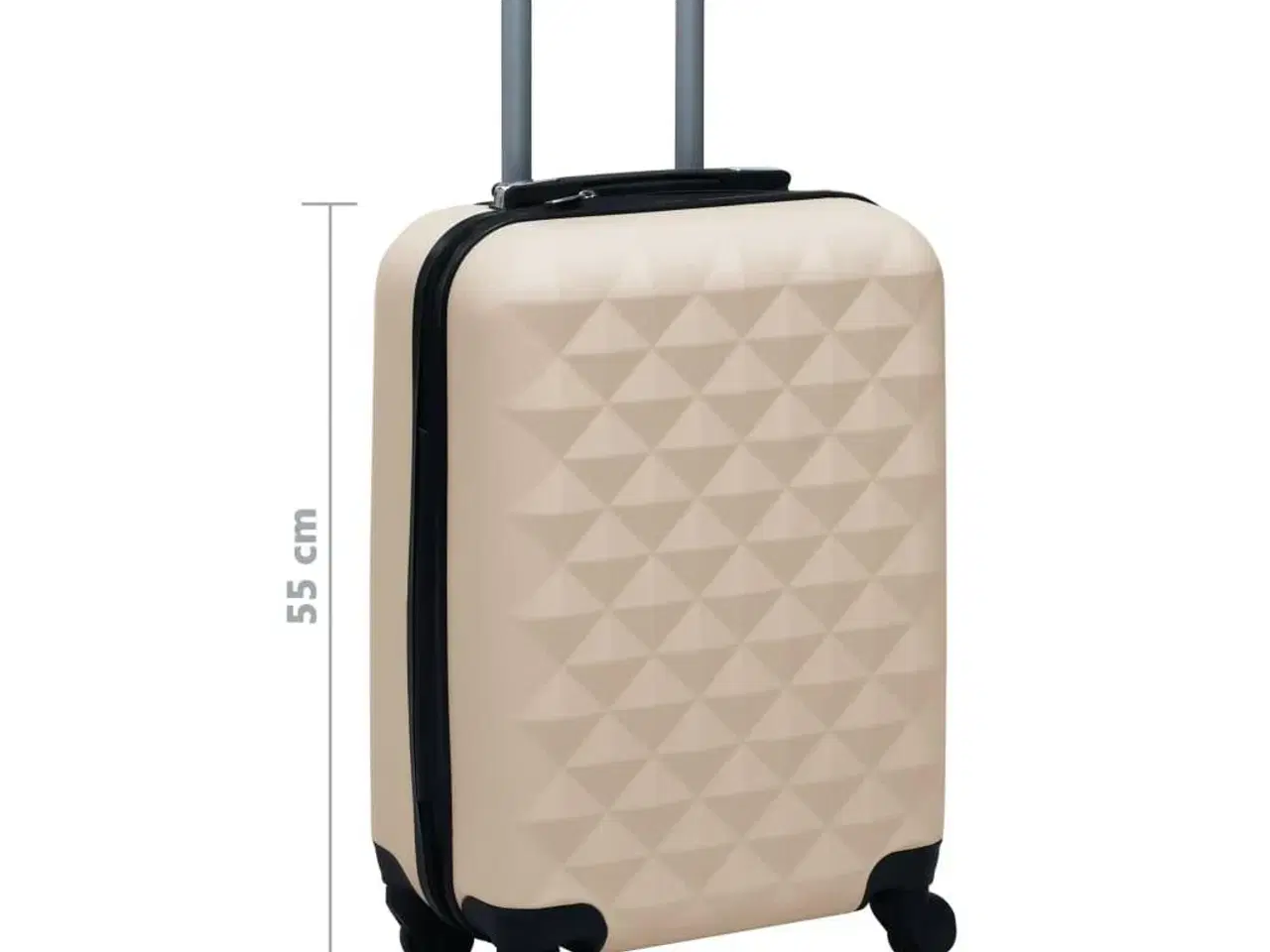 Billede 7 - Hardcase-kuffert ABS guldfarvet