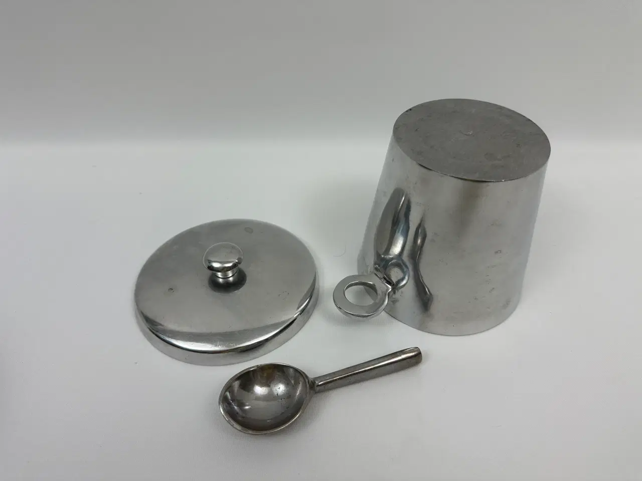 Billede 6 - Vintage isspand m. tang i chrome / stål