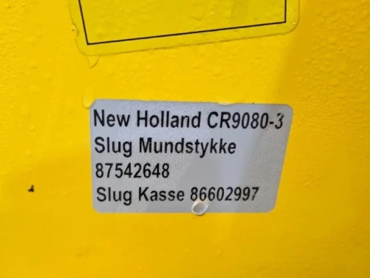 Billede 21 - New Holland CR9080 Indføringskanal Hus 86602997