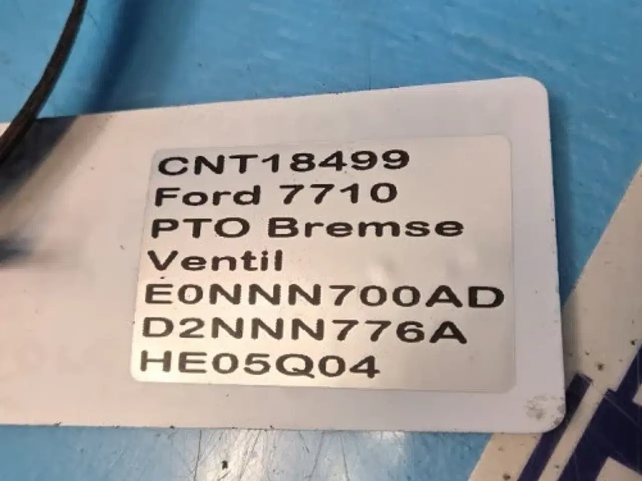 Billede 12 - Ford 7710 Pto Bremse Ventil E0NNN700AD