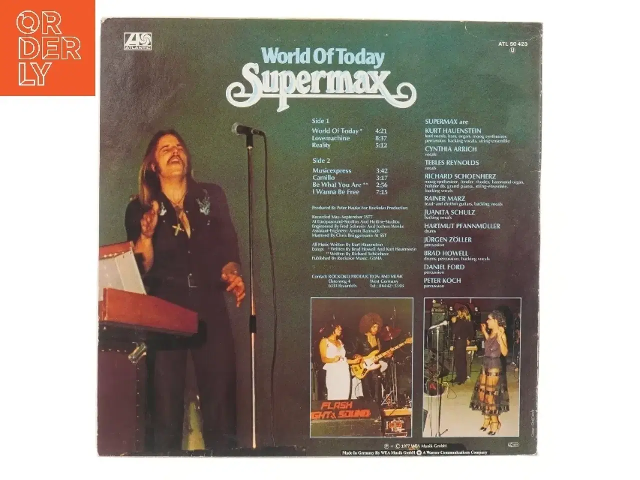 Billede 2 - Supermax LP - World Of Today fra Atlantic Records