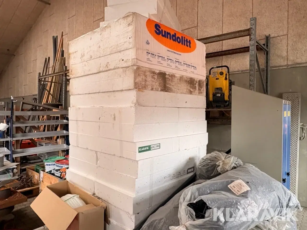 Billede 8 - Diverse betonjutter Sundolitt isoleringsplader gulvvarmeslanger med tilbehør