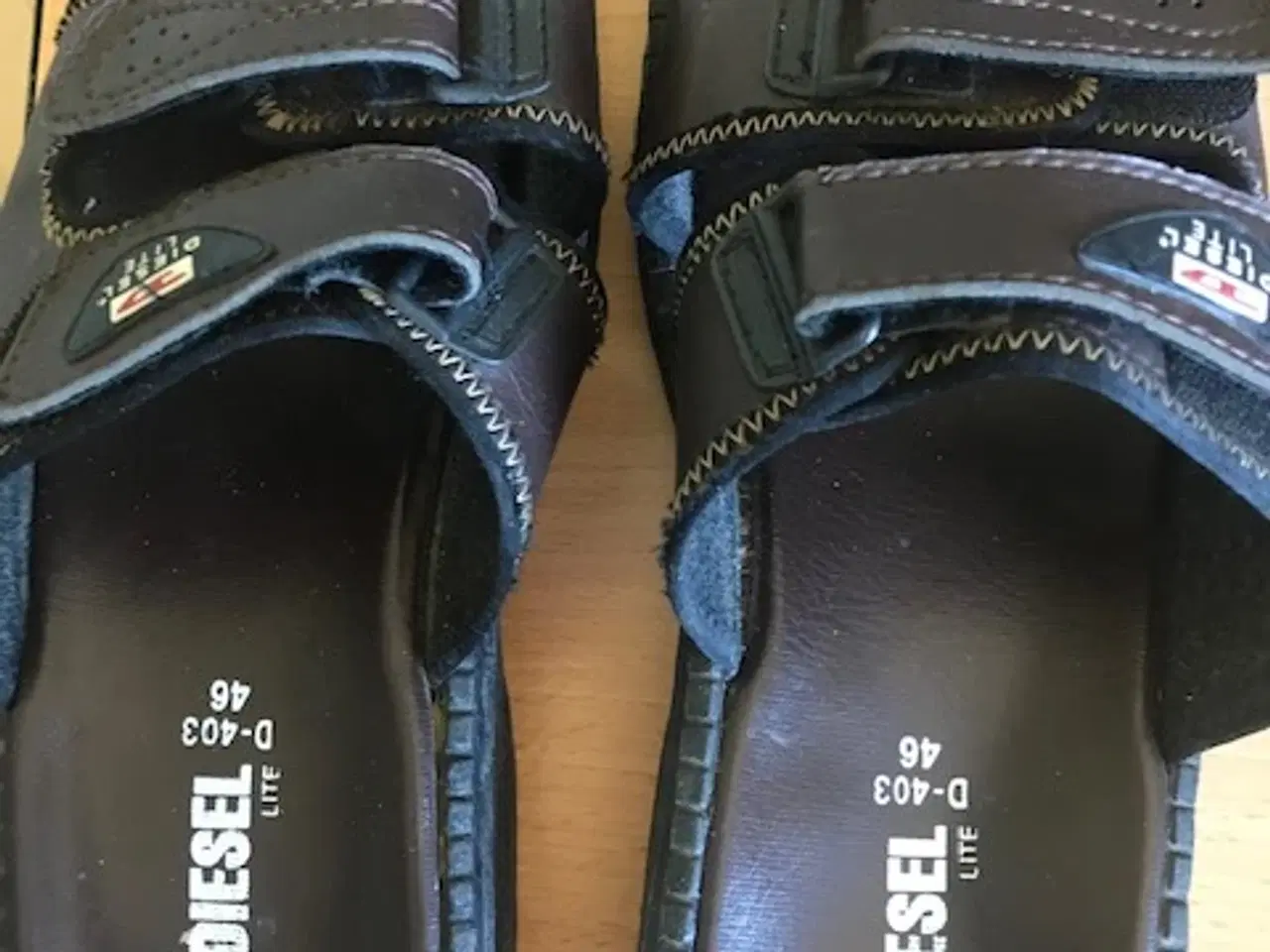 Billede 1 - Sandaler str. 46 mrk. Diesel læder