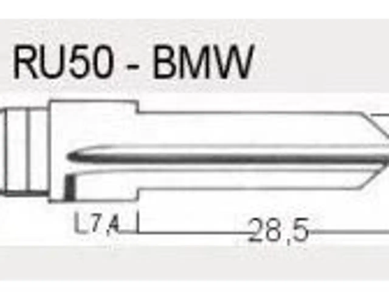 Billede 3 - BMW nøgle - flipnøgle til BMW (gammel model)