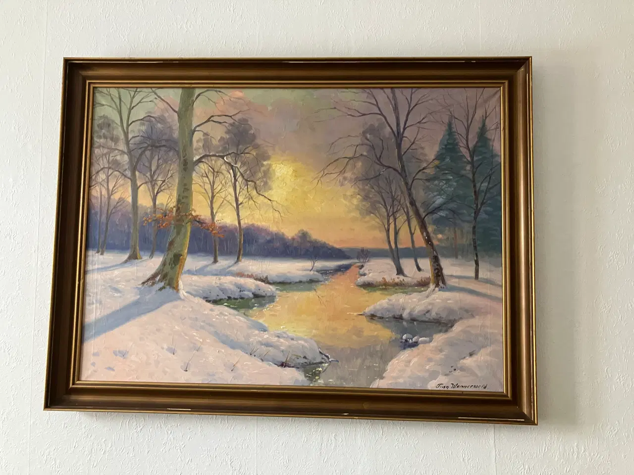 Billede 1 - Finn Wennerwald: oliemaleri