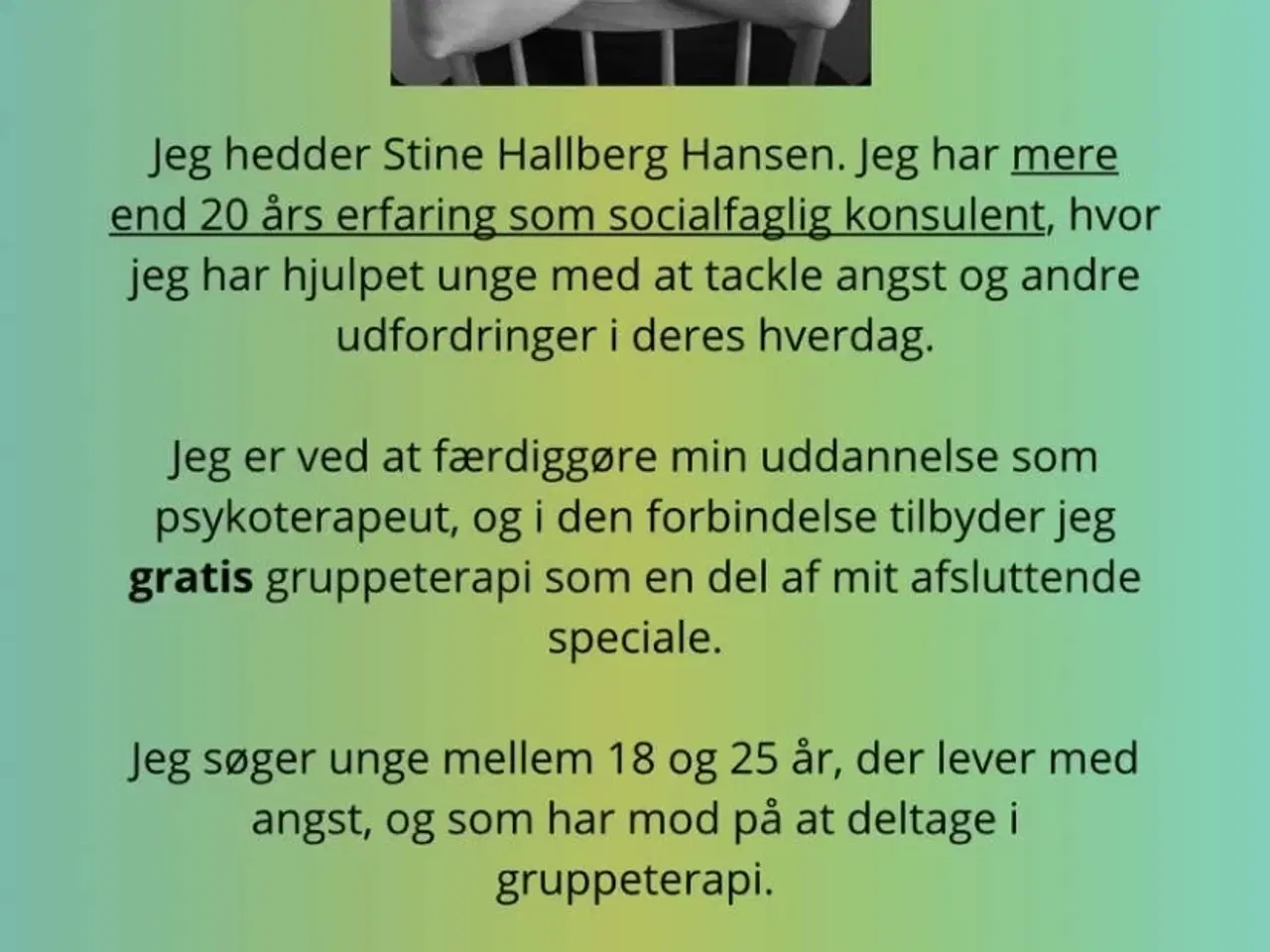 Billede 1 - Gratis gruppe terapi