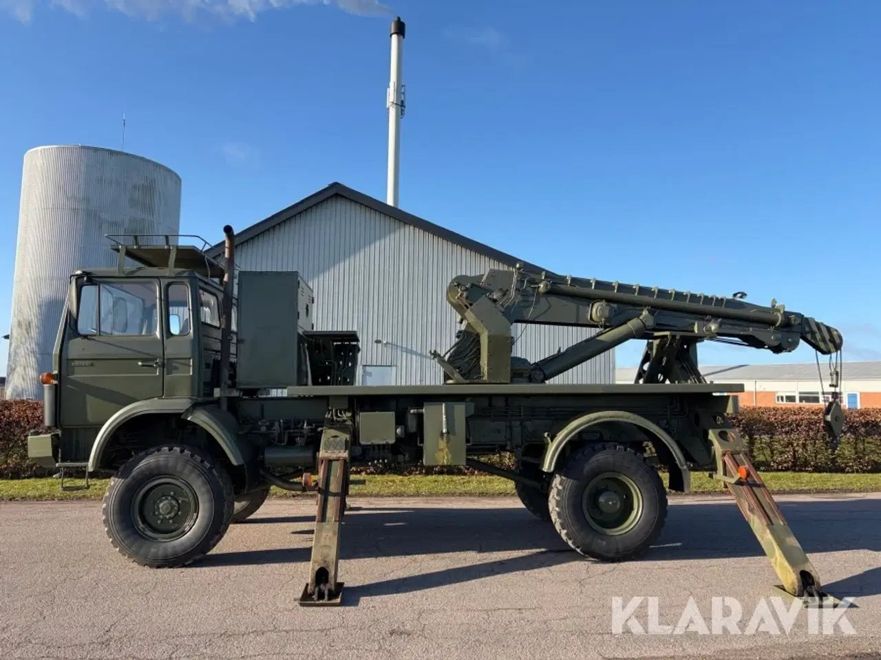 Billede 3 - Kranbil Magirus 168 4x4