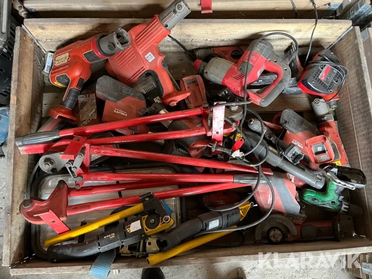 Billede 3 - Håndværktøj Hilti/Milwaukee/Rems - 1 palle