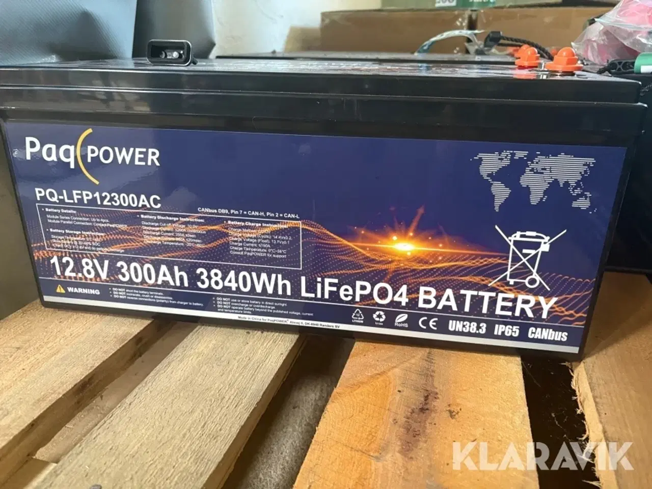 Billede 2 - Batteri Paq Power 12,8V 300 Ah 3840 Wh LiFePO4 1 styk