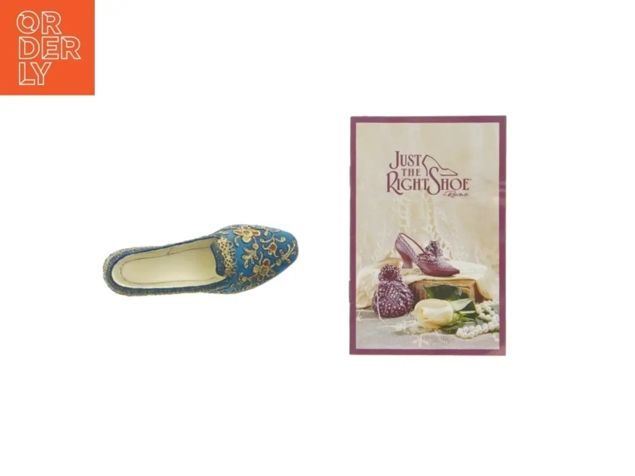 Billede 1 - Dekorativ miniature sko The Empress fra Just The Right Shoe By Raine (str. 10 x 4,5 x 3,5 cm)