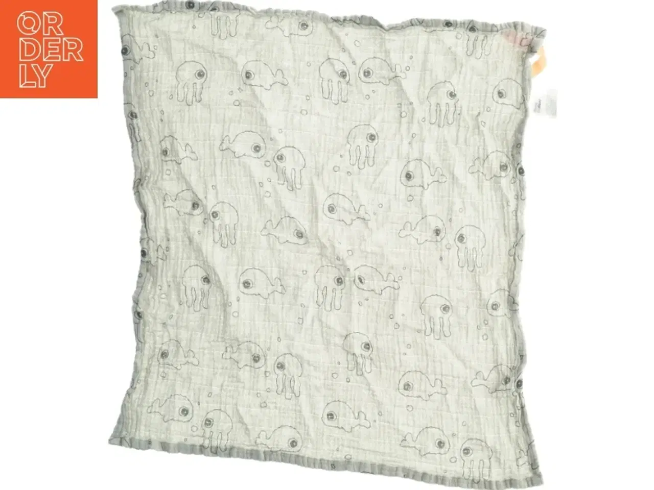 Billede 3 - Babytæppe med dyremønster fra Donebydeer (str. 60 x 60 cm)