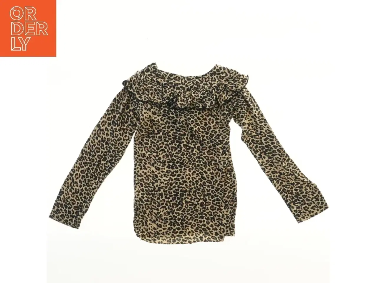 Billede 2 - Langærmet bluse med leopardmønster (str. 92)