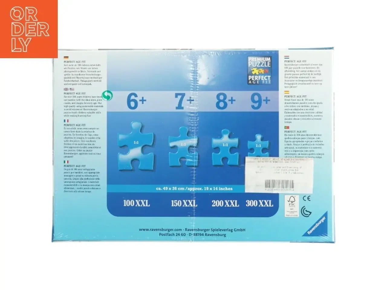 Billede 2 - Puslespil fra Ravensburger (str. 300 brikker, 49 x 36 cm)