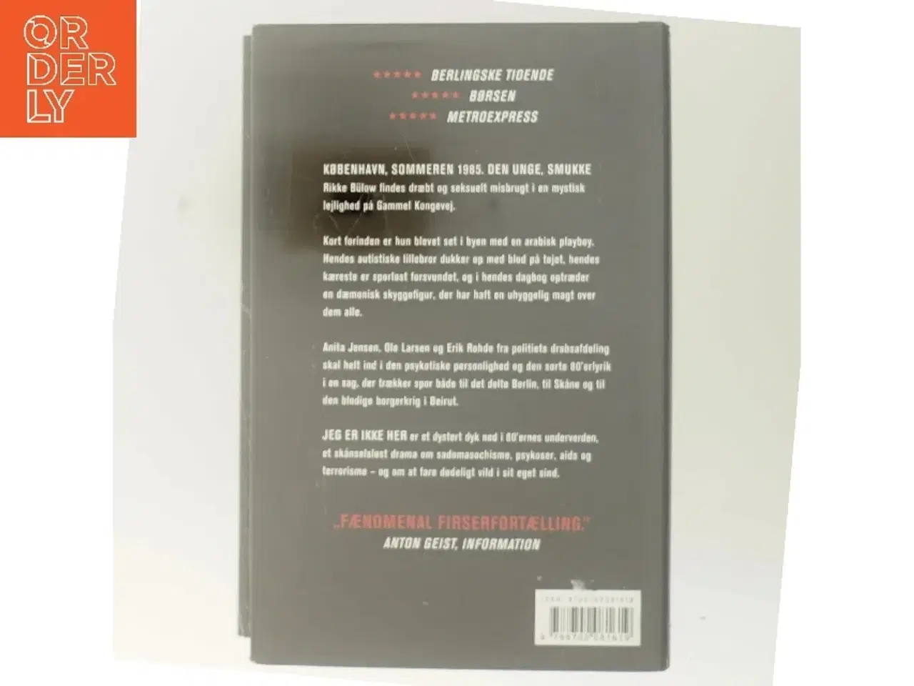 Billede 3 - Jeg er ikke her : kriminalroman af Christian Dorph (Bog)