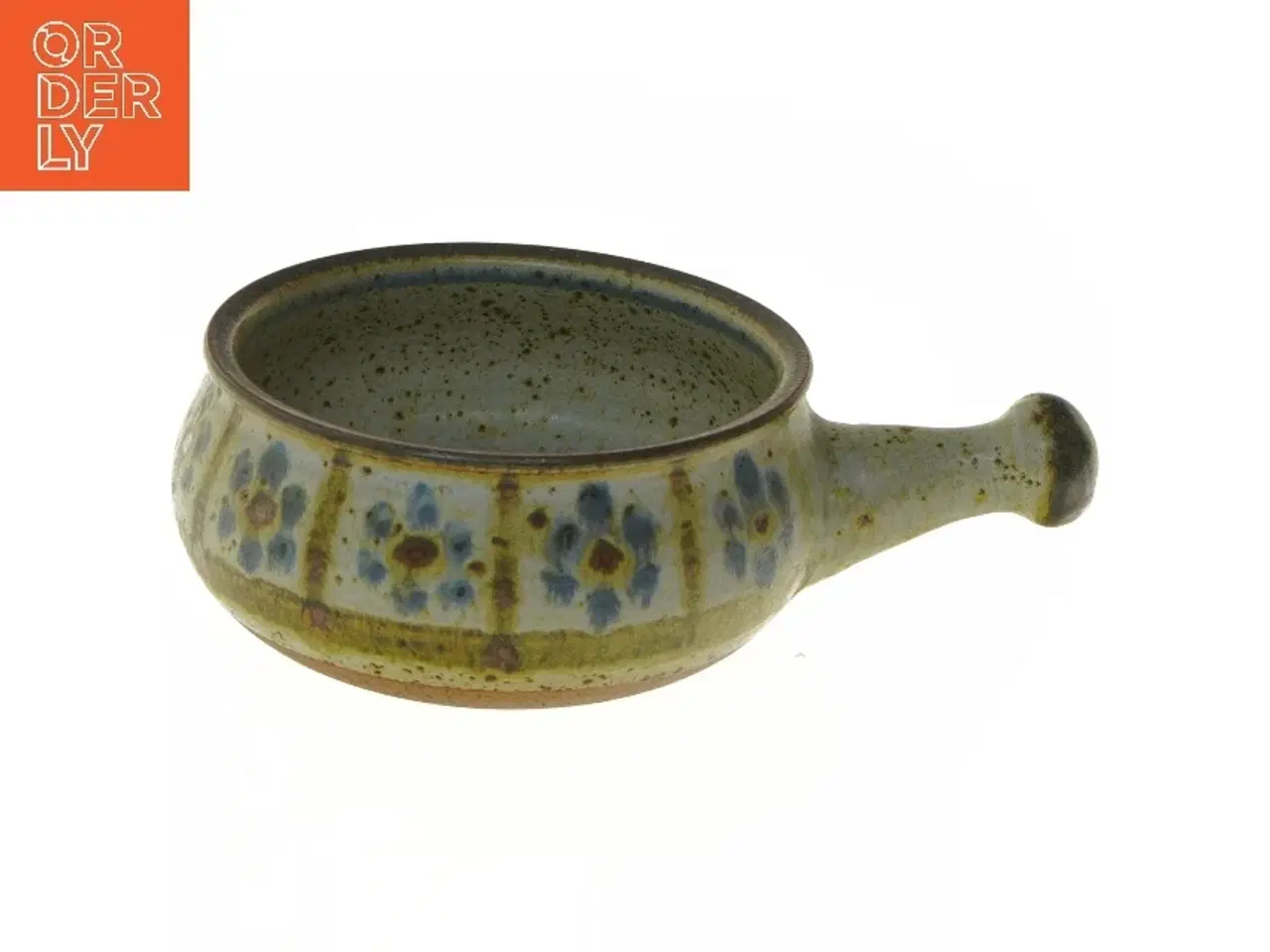Billede 1 - Keramikskål med hank (str. 22x16x6,5 cm)