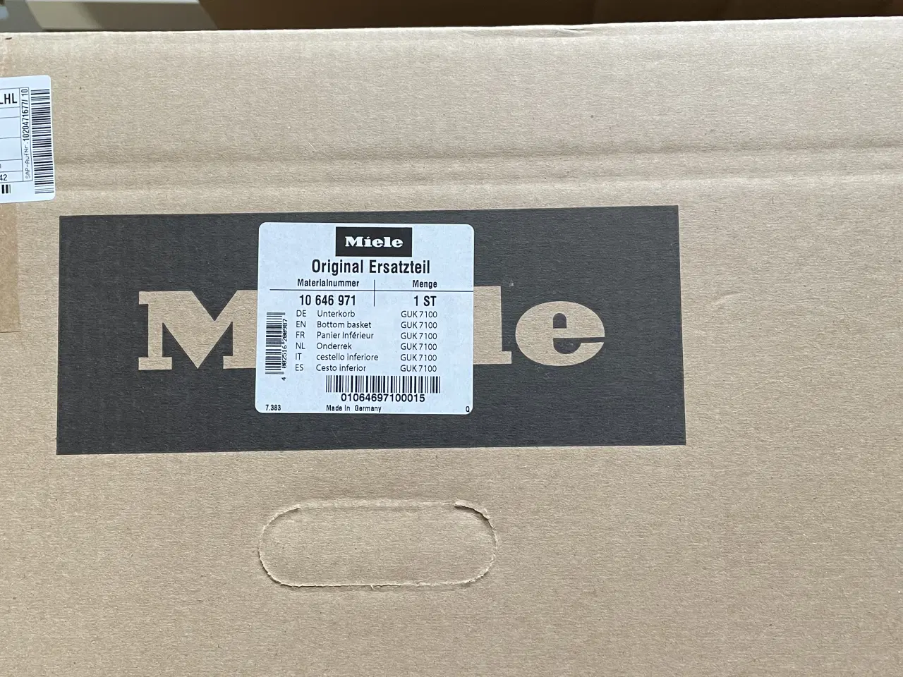 Billede 3 - Miele underkurv opvaskemaskine