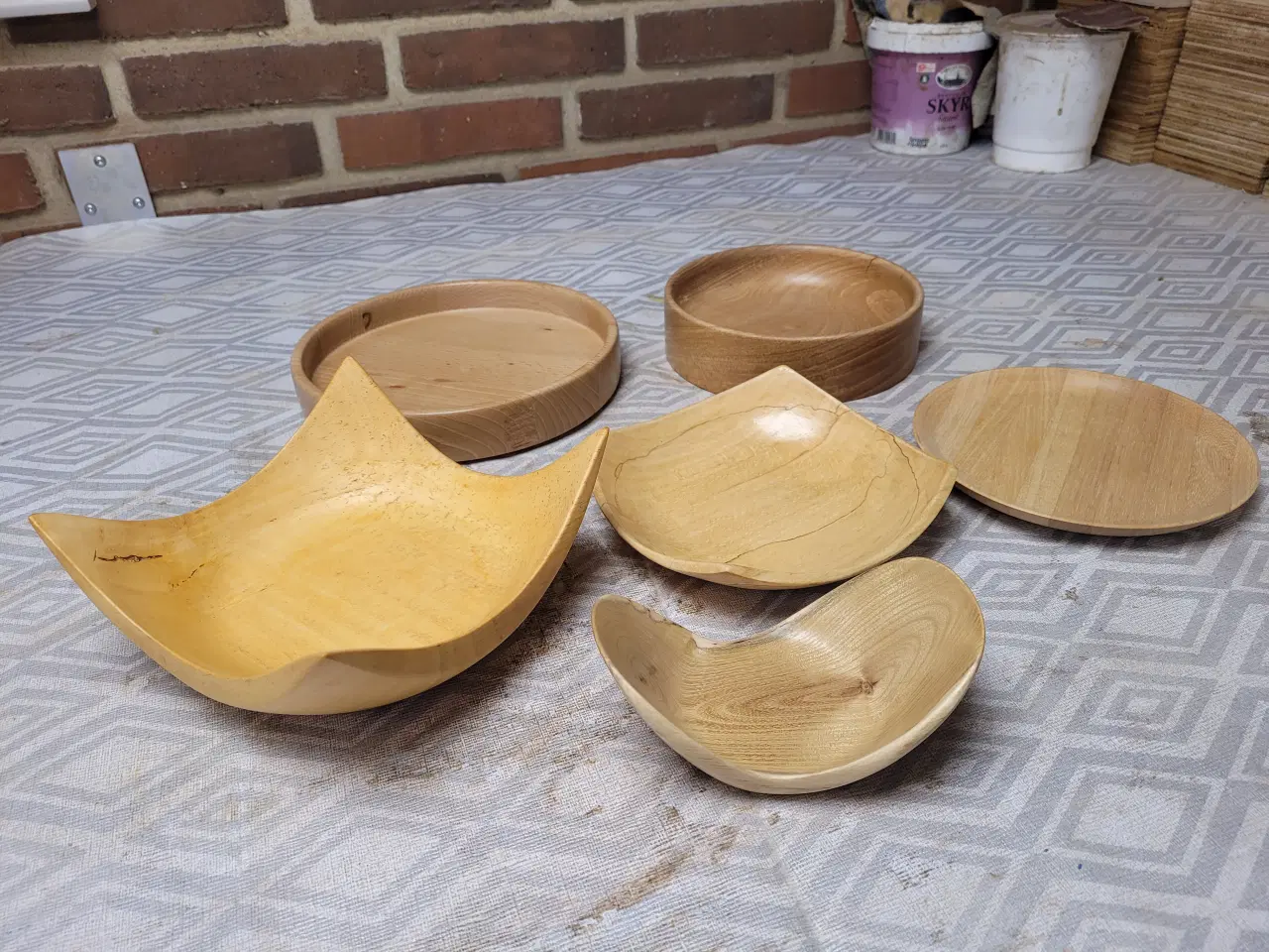 Billede 4 - Div. træskåle/fade 13 cm til 26 cm i diameter