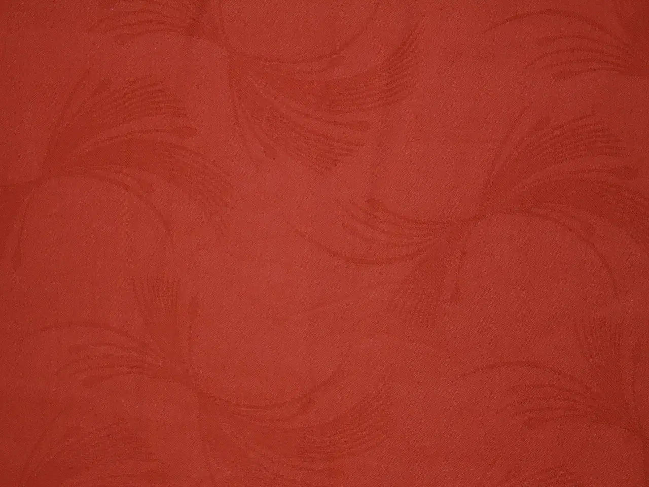 Billede 4 - Rustrød dug fra Juna, 132 x 300  cm