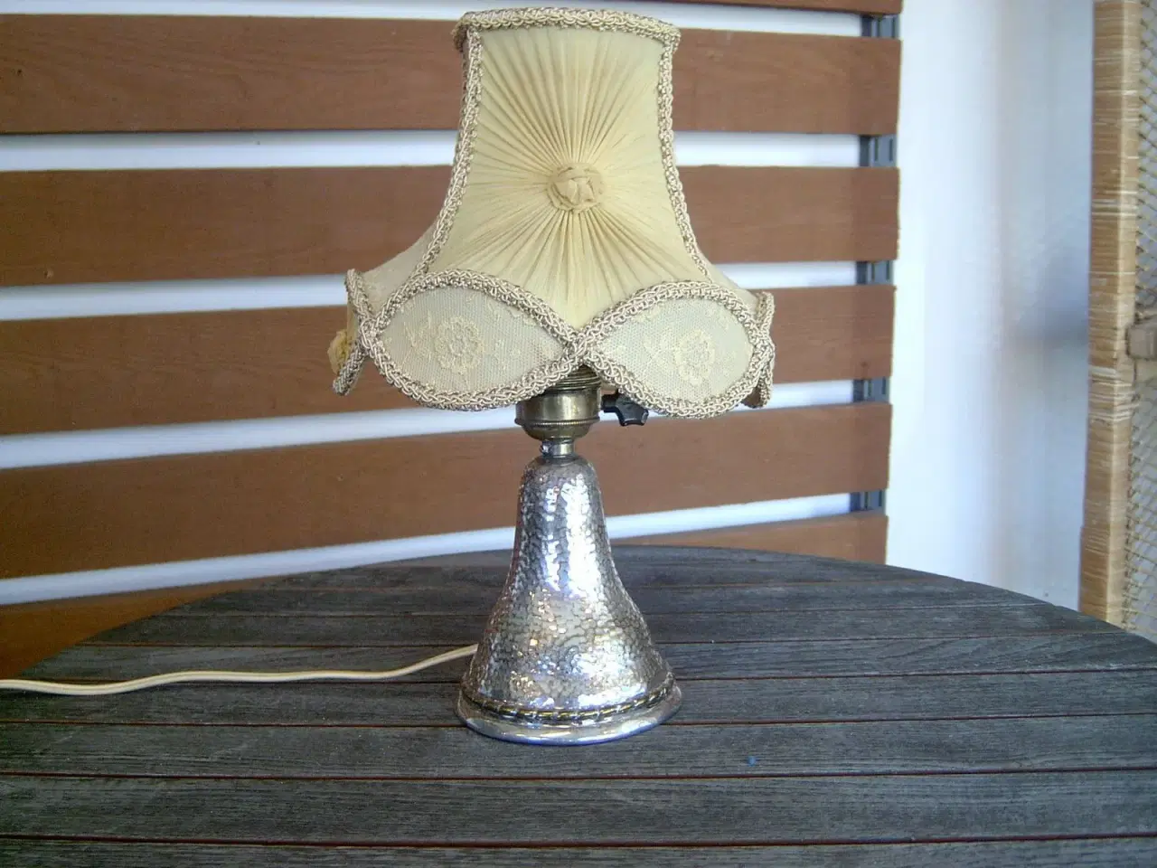 Billede 2 - sølv bordlampe