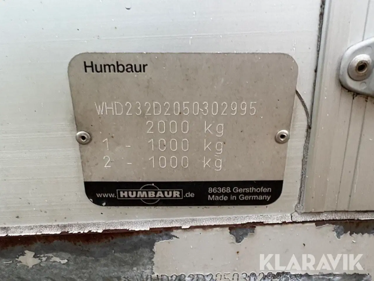 Billede 12 - Hestetrailer Humbaur Rapid Carrus aluminiums trailer