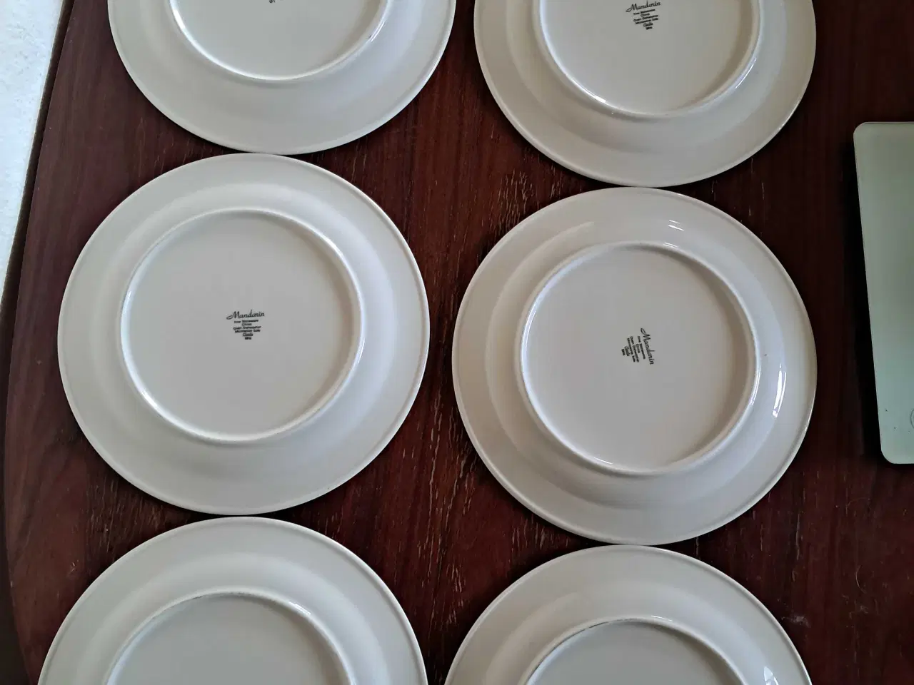 Billede 3 - 6 middagstallerkener af mærket mandarin